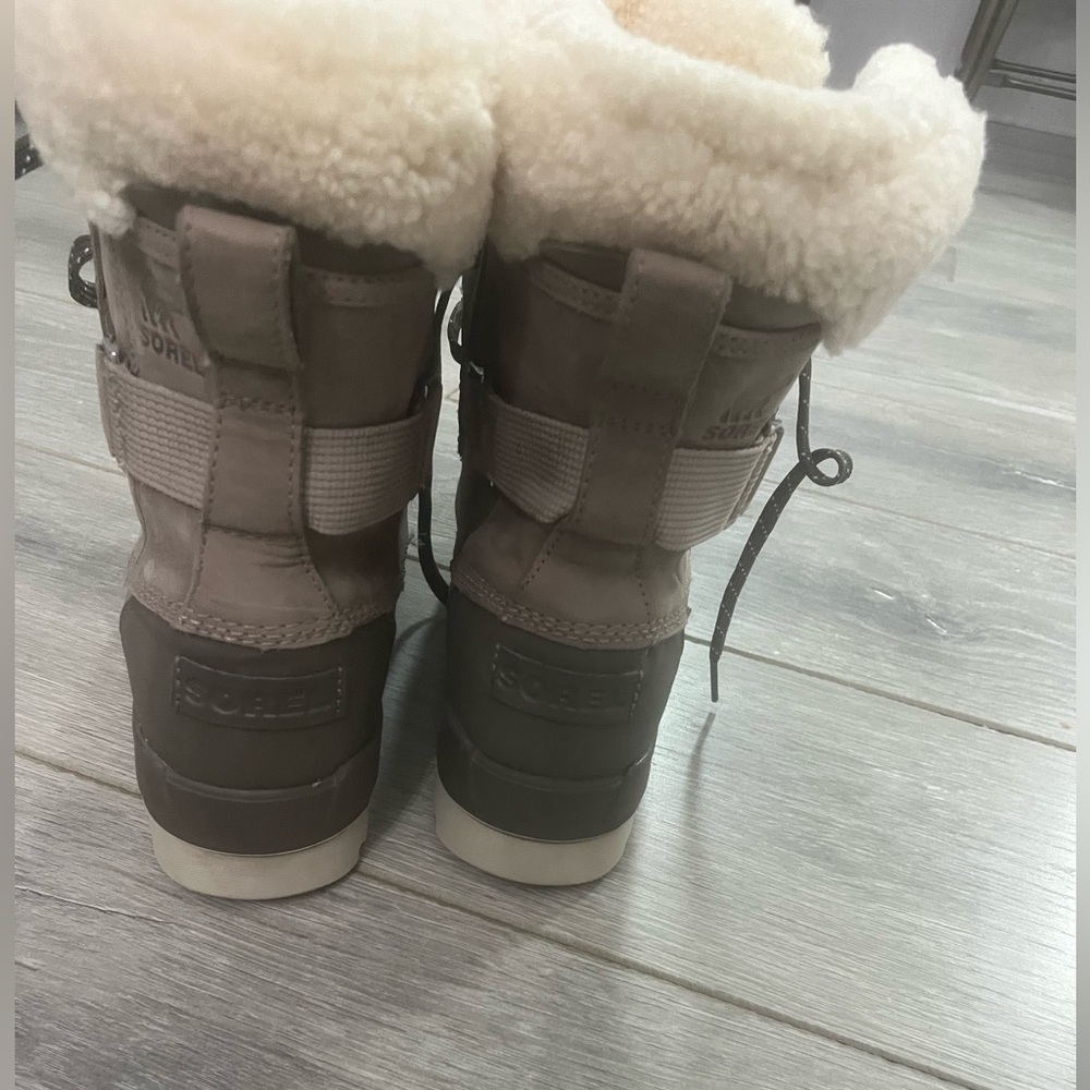 Sorel Women's Winter Boots - Brown and Cream - Picture 3 of 5